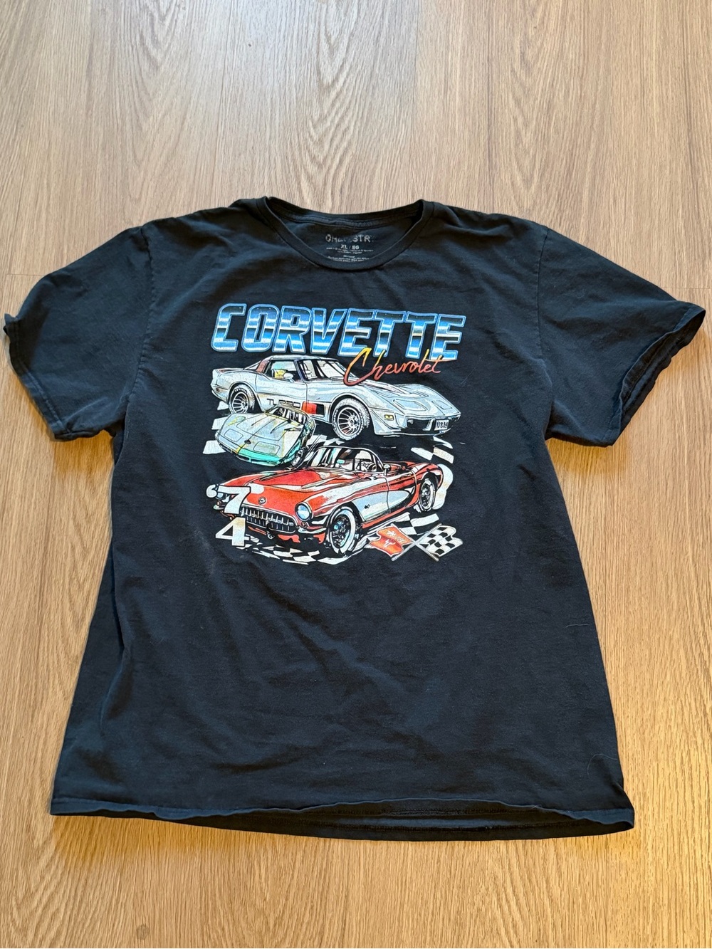 Corvette Graphic Short Sleeve Tee - Black